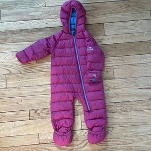 LL Bean Down Snowsuit, size 6-12M